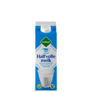 Melk halfvol 0,5 liter