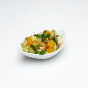 Mini gerookte kip met mango