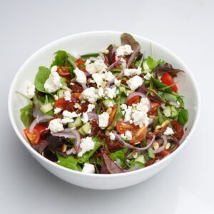 Frisse salade met geitenkaas